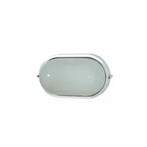Image of Faro Barcelona - Derby-G garden wall light Glass, white aluminum casting 1 bulb 16.2cm