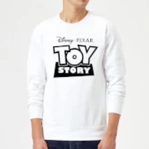 Image of Toy Story Logo Outline Sweatshirt - White - L