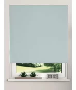 Image of Thermal Blackout Roller Blinds 175cm Drop x Width 60cm Duck Egg Blue