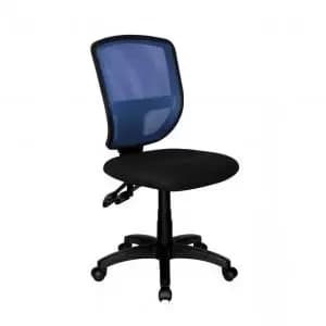 Image of Eliza Tinsley Nexus Medium Back Designer Mesh Chair Blue 59830ET