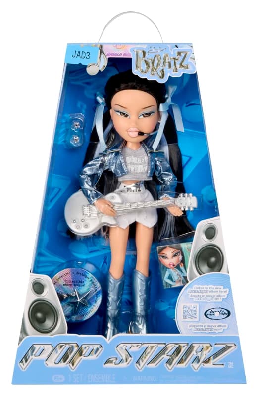 Image of BRATZ Pop Starz Jade - Fashion Doll with Collectable Charm Outfit and Music Accessories
