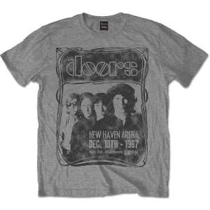 Image of The Doors - New Haven Frame Unisex Large T-Shirt - Grey