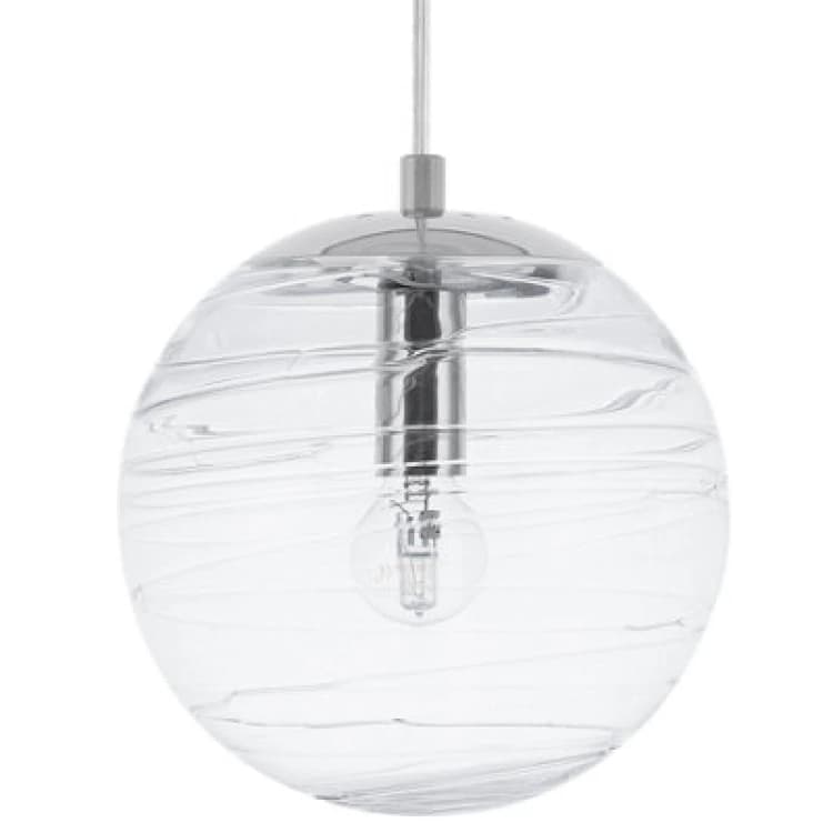 Image of Beliani Pendant Lamp Mirna Glass Transparent