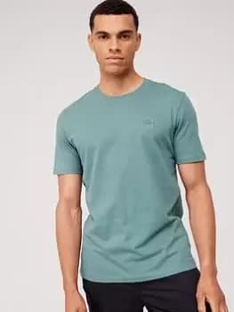 Image of BOSS Tales Small Logo T-Shirt, Open Green, Size 2XL, Men