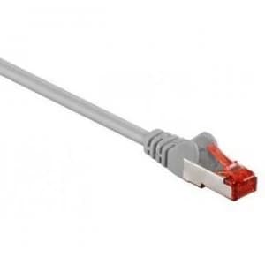 Image of Intellinet Network Patch Cable Cat6 20m Grey Copper S/FTP LSOH / LSZH PVC RJ45 Gold Plated Contacts Snagless Booted Polybag