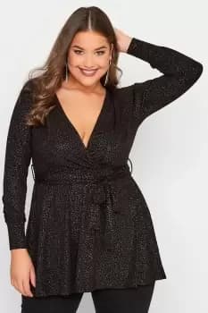 Image of Long Sleeve Wrap Top