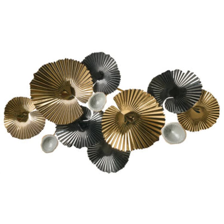 Image of Beliani Wall Decor Francium Metal 50 Cm Multicolour