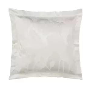 Image of Sanderson Lotus Leaf Square Pillowcase, Ivory