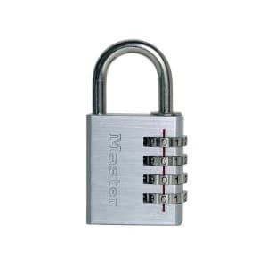 Image of Master Lock Aluminium 20mm 3-Digit Combination Padlock