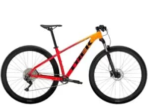 Image of 2023 Trek Marlin 7 Gen 2 Hardtail Mountain Bike in Marigold/Red Fade