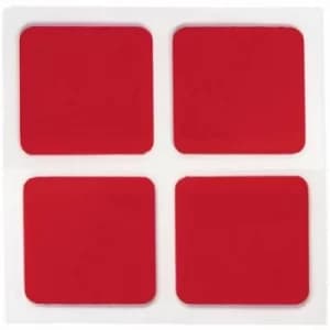 Image of TOOLCRAFT 5310LT30RC 5310LT30RC Double sided adhesive tape Transparent (L x W) 30 mm x 30 mm 8 pc(s)