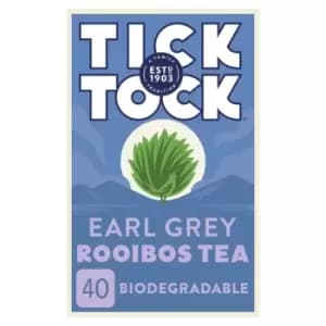Image of Tick Tock Rooibos Earl Grey Tea Bags, 90g