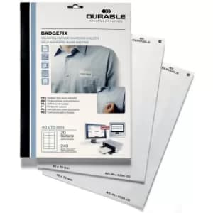 Image of Name badges, self adhesive