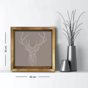 Image of 3030AHS-038 Multicolor Decorative Framed MDF Painting