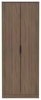 Image of Verona 2 Door Wardrobe - Walnut Effect