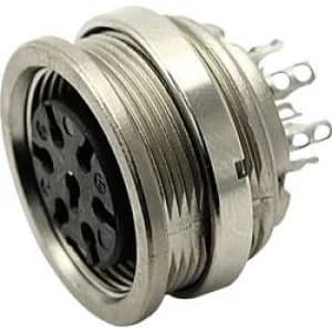 Image of Round connector C091A Number of pins 8 DIN Connector socket 5 A T 3507
