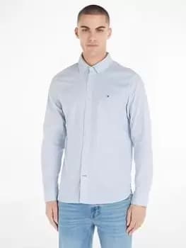 Image of Tommy Hilfiger Core 1985 Flex Oxford Rf Shirt, Blue Size M Men