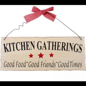 Image of Kitchen Gatherings Hanging Sign