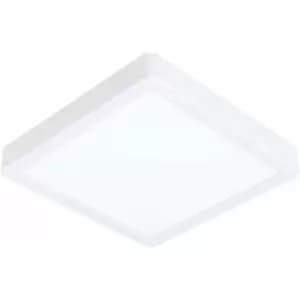 Image of Loops - Wall / Ceiling Light White 210mm Square Surface Mounted 16.5W LED 4000K