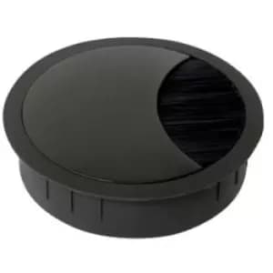 Image of Bachmann 930.302 Cable grommet circular Zinc (die-cast) Black