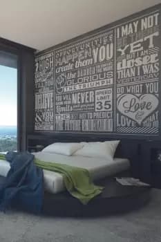 Image of Chalk Quotes Wall Mural