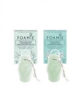 Image of Foamie Aloe Shampoo Bar and Aloe Conditioner Bar