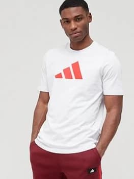 Image of adidas Future Icons 3 Bar T-Shirt - White, Grey Size XL Men