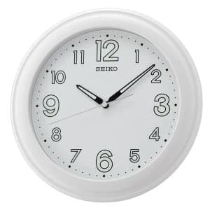 Image of Seiko QXA721W LumiBrite Wall Clock with Large Numbers - White
