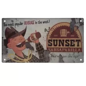 Image of Fallout Sunset Sarsaparilla Metal Sign