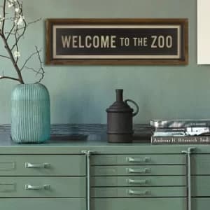 Image of KZM412 Brown Black Beige Decorative Framed MDF Painting
