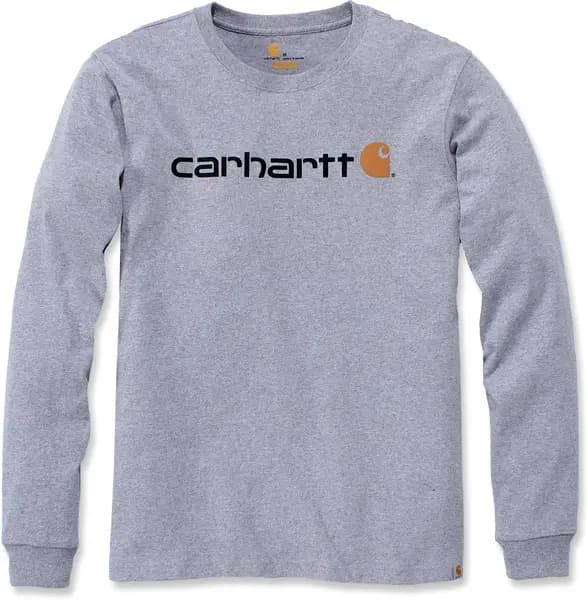 Image of Carhartt EMEA Workwear Signature Graphic Core Logo Longsleeve, grey, Size XS