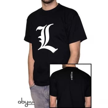 Image of Death Note - L Tribute Mens Medium T-Shirt - Black
