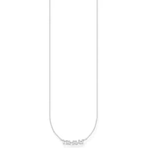 Image of THOMAS SABO Charm Club Charming Silver Baguette Necklace