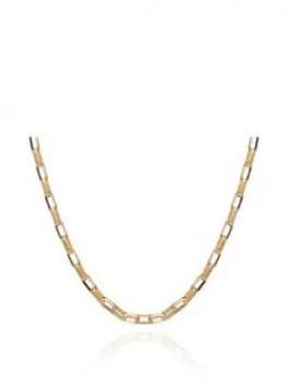 Image of Rachel Jackson London Rachel Jackson London Gold Plated Chunky Box Chain Short Necklace