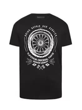 Image of BadRhino Union Repair T-Shirt - Black, Size 2XL, Men