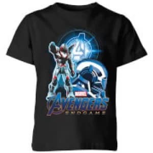 Image of Avengers: Endgame War Machine Suit Kids T-Shirt - Black - 11-12 Years