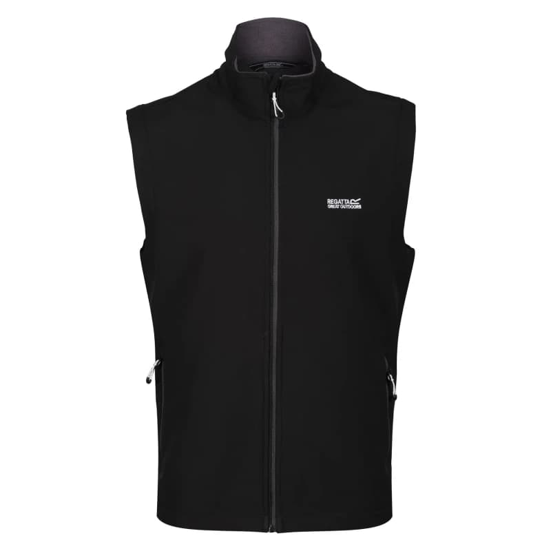 Image of Regatta Mens Bradwell III Polyester Casual Bodywarmer Gilet S - Chest 37-38' (94-96.5cm) BLACK REG139-800-S