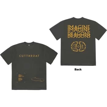 Image of Imagine Dragons - Cutthroat Symbols Unisex Large T-Shirt - Grey