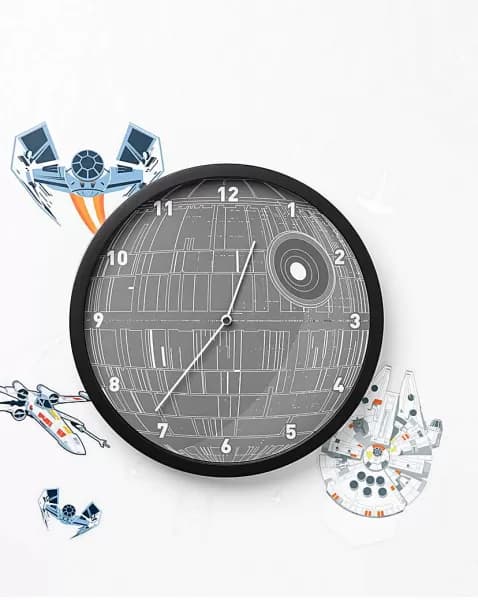 Image of Star Wars Glow in the Dark Clock
