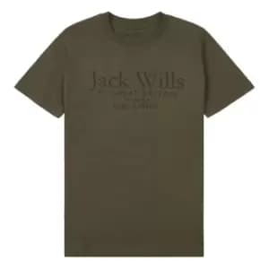 Image of Jack Wills Wills Script T-Shirt Infant Boys - Green