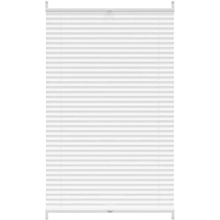 Image of VIDAXL Plisse Blind 90x125cm White Pleated Blind Vidaxl 240606fr
