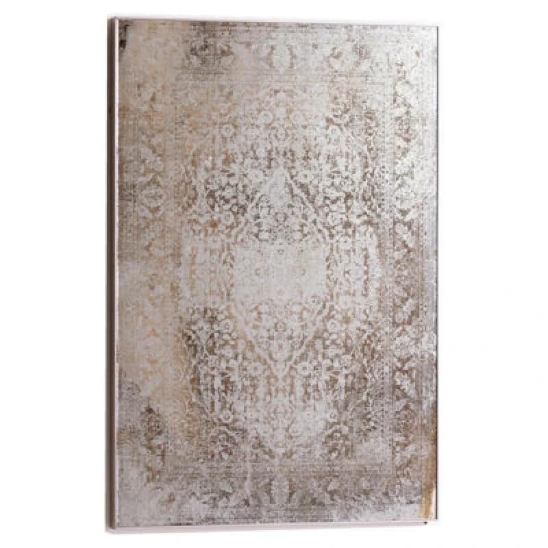 Image of Hill Interiors Etched Foxed Antique Wall Art Mirror