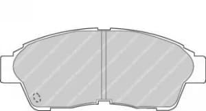 Image of Ferodo FDB867 Brake Pad Set Front Axle Premier Car