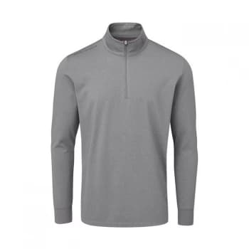 Image of Oscar Jacobson Mid Layer Sweater - Pewter