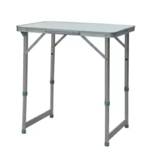Image of Outsunny Portable Folding Aluminium Table with Height Adjustment - Small