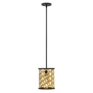 Image of 1 Light Ceiling Mini Pendant Gold, E27