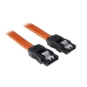 Image of BitFenix Alchemy SATA 6GB/s braided cable 30cm Orange