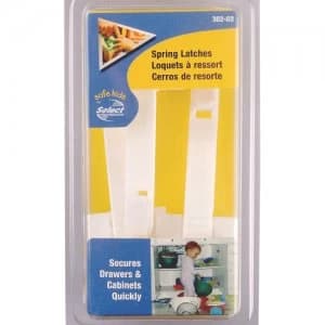 Image of Select Hardware Safe Kids Spring Latches 3 Pack