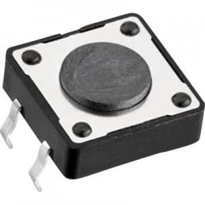 Image of Wuerth Elektronik WS TSW 430456043736 Pushbutton 12 Vdc 0.05 A 1 x OffOn momentary