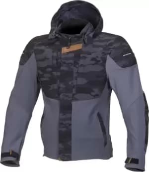 Image of Macna Hoodini Textile Jacket, blue Size M blue, Size M